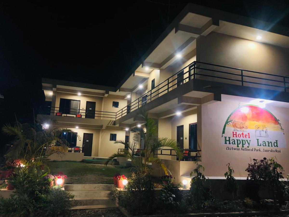 Hotel Happy Land Chitwan Ngoại thất bức ảnh
